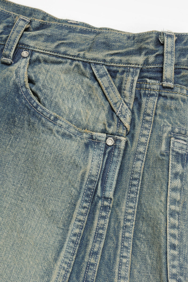 Triple Seams 6P Denim Shorts Damage – ROTOL