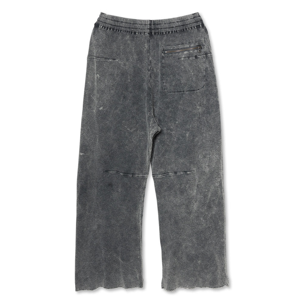 Chemical Dyed Waffle Foldover Pants – ROTOL