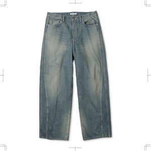 TRIPLE SEEM 6P DENIM DAMAGED