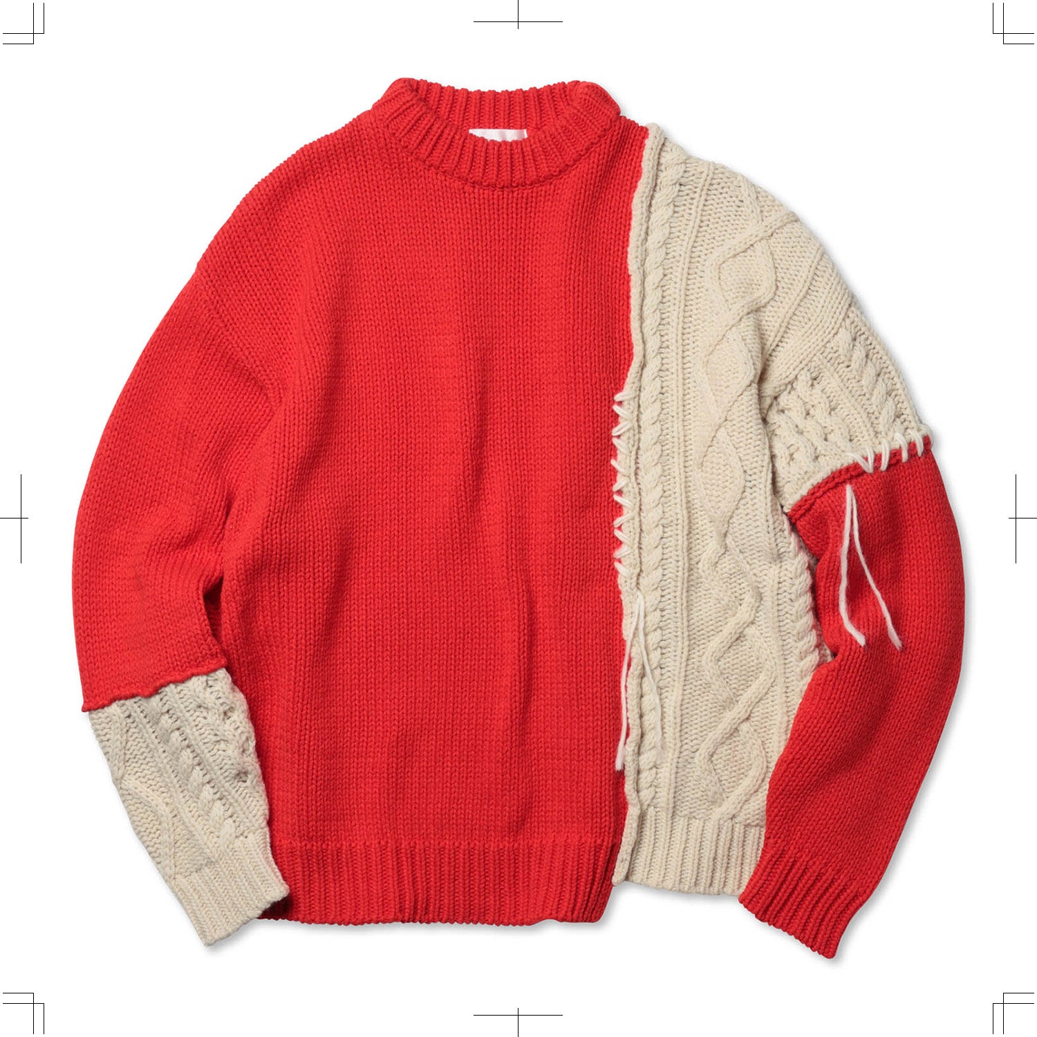 格安アウトレットで購入 ROTOL ロトル FRANKEN C/N KNIT SOLID 2 - メンズ