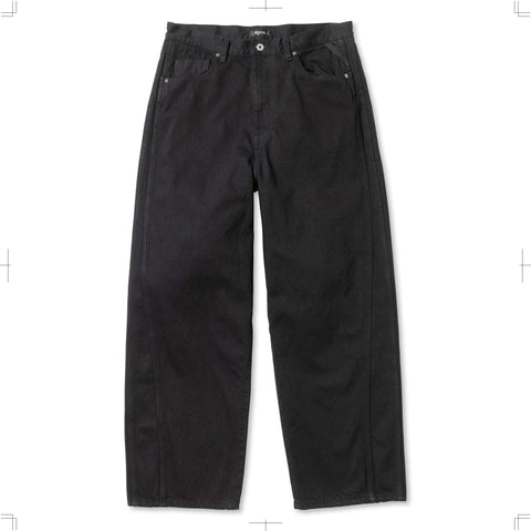 R24WPEM14/TRIPLE SEAMS 6P BLACK DENIM WASHED