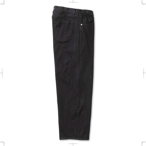 R24WPEM14/TRIPLE SEAMS 6P BLACK DENIM WASHED