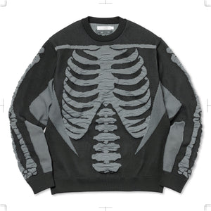 R24SKIT29/3D SKELTON KNIT