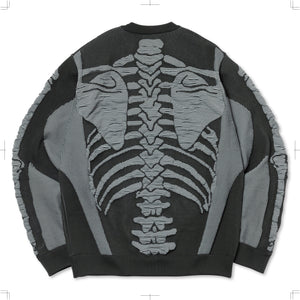 R24SKIT29/3D SKELTON KNIT