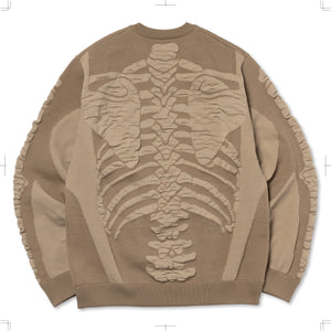 R24SKIT29/3D SKELTON KNIT