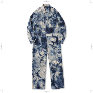 R25AWNY10M/MARBLE DYE JUMPSUIT