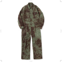 R25AWNY10M/MARBLE DYE JUMPSUIT