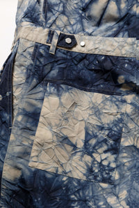 R25AWNY10M/MARBLE DYE JUMPSUIT