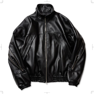 R25AWOMY02/LEATHER VENTILATION BLOUSON