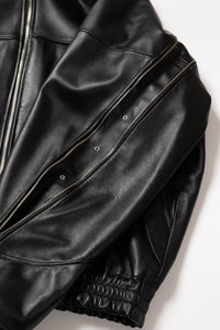 R25AWOMY02/LEATHER VENTILATION BLOUSON