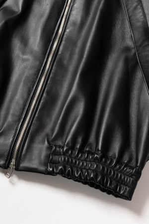 R25AWOMY02/LEATHER VENTILATION BLOUSON