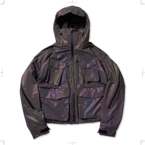 R25AWOYC02/VENTILATION SHELL PARKA HOLO REFLECTIVE