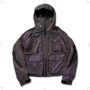 R25AWOYC02/VENTILATION SHELL PARKA HOLO REFLECTIVE