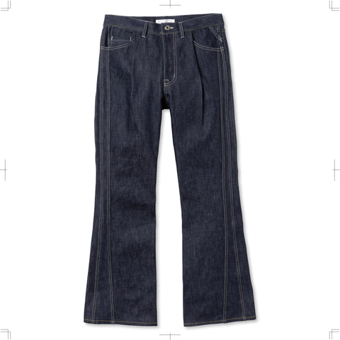R25AWPEM10/TRIPLE SEAMS 6P DENIM FLARE RIGID