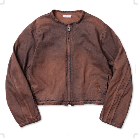 R25AWTEM02/DOUBLE SEAMS RIDERS JACKET IND MARS