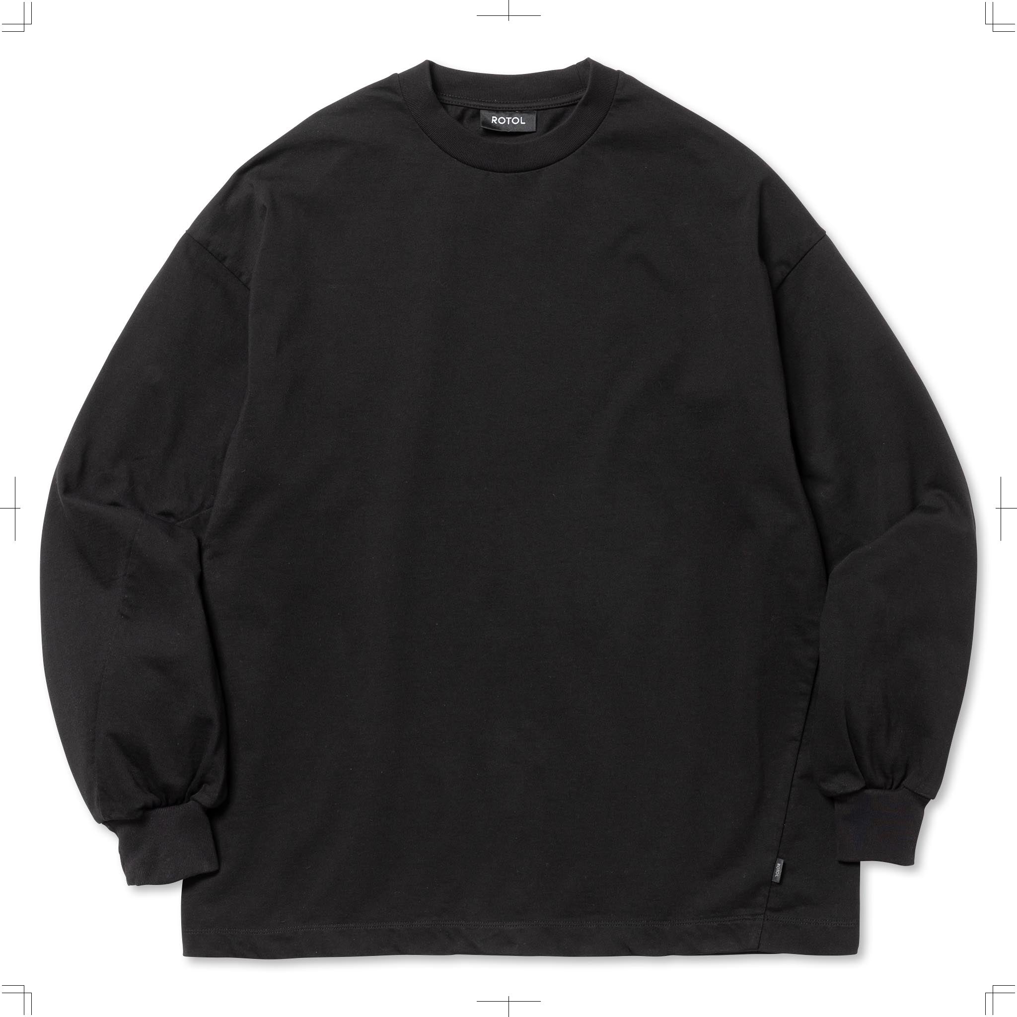 トップス ROTOL / DOUBLE LAG tee / black size3 ROTOL 23ss DOUBLE LAG tee black サイズ3