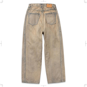 R25SSPEM13/TRIPLE SEAMS 6P DENIM WIDE BLEACH