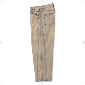 R25SSPEM13/TRIPLE SEAMS 6P DENIM WIDE BLEACH