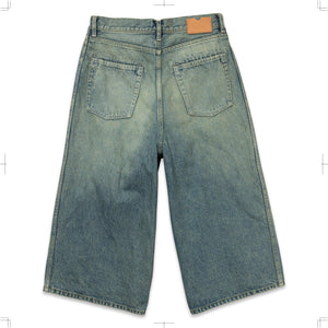 R25SSPEM18/TRIPLE SEAMS 6P DENIM SHORTS DAMAGE